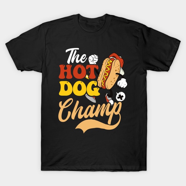 Hot Dog Lover Shirt | The Hot Dog Champ T-Shirt by Gawkclothing